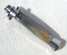 NEW 9" FRANK BELTRAME FRENCH BOVINE HORN ITALIAN STILETTO