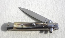 NEW 9" FRANK BELTRAME FRENCH BOVINE HORN ITALIAN STILETTO