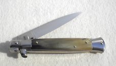 NEW 9" FRANK BELTRAME FRENCH BOVINE HORN ITALIAN STILETTO