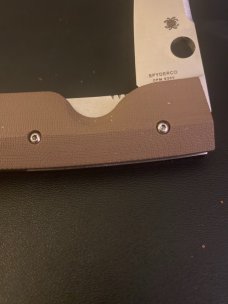 Spyderco CPM S30V Debba Tuominen 4 5/8" Long Handle With Clip And 3 3/8 " Long Blade Brand New No Bo Spyderco CPM S30V Debba Tuominen 4 5/8" Long Handle With Clip And 3 3/8 " Long Blade Brand New No Bo