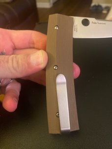 Spyderco CPM S30V Debba Tuominen 4 5/8" Long Handle With Clip And 3 3/8 " Long Blade Brand New No Bo Spyderco CPM S30V Debba Tuominen 4 5/8" Long Handle With Clip And 3 3/8 " Long Blade Brand New No Bo