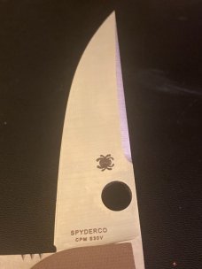 Spyderco CPM S30V Debba Tuominen 4 5/8" Long Handle With Clip And 3 3/8 " Long Blade Brand New No Bo Spyderco CPM S30V Debba Tuominen 4 5/8" Long Handle With Clip And 3 3/8 " Long Blade Brand New No Bo