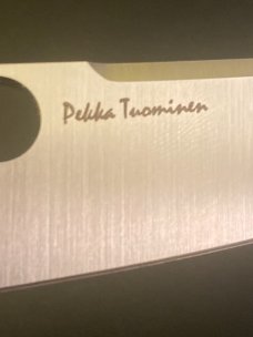 Spyderco CPM S30V Debba Tuominen 4 5/8" Long Handle With Clip And 3 3/8 " Long Blade Brand New No Bo Spyderco CPM S30V Debba Tuominen 4 5/8" Long Handle With Clip And 3 3/8 " Long Blade Brand New No Bo