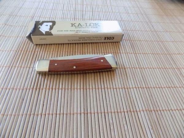 KA LOK Unique Lock Back knife MIB