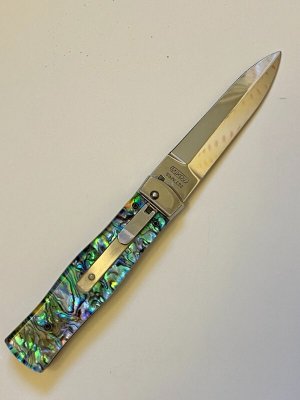 Beautiful Abalone Scaled Stainless Mikov Czech