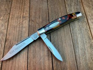 Camillus Texas Jack Tortoise Shell Celluloid   WK 
