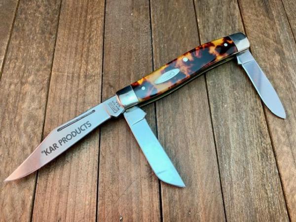 Camillus Tortoise Shell Celluloid Stockman WK Camillus Tortoise Shell Celluloid Stockman WK