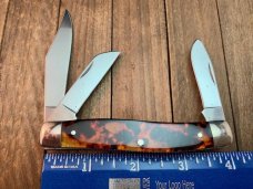 Camillus Tortoise Shell Celluloid Stockman WK Camillus Tortoise Shell Celluloid Stockman WK