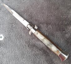 Vintage 1980's 9" Stiletto Italy Horn Mint NOS!