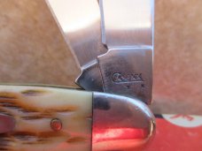 Case 6347 Amber Jigged Bone Stockman  