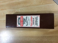 Schatt Morgan large 4 1/4  3 blade stockman. 2001  Carmel in color. New unused.