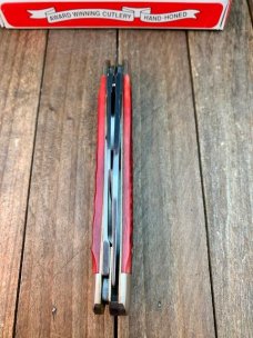 Henckels by Boker Stockman Red Pin Feather Jigged Solingen Germany Henckels by Boker Stockman Red Pin Feather Jigged Solingen Germany
