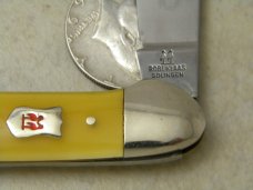 Robt Klaas Kissing Crane Solingen Germany Yellow 2626 Canoe Knife c.1977 Robt Klaas Kissing Crane Solingen Germany Yellow 2626 Canoe Knife c.1977
