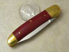 Robt Klaas Kissing Crane Solingen Germany Red 3020 Mini Copperhead Knife c.1978 Robt Klaas Kissing Crane Solingen Germany Red 3020 Mini Copperhead Knife c.1978