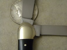 Robt Klaas Kissing Crane Solingen Germany Black 3022 Mini Copperhead Knife c.1978 Robt Klaas Kissing Crane Solingen Germany Black 3022 Mini Copperhead Knife c.1978
