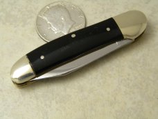 Robt Klaas Kissing Crane Solingen Germany Black 3022 Mini Copperhead Knife c.1978 Robt Klaas Kissing Crane Solingen Germany Black 3022 Mini Copperhead Knife c.1978