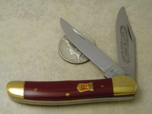 Robt Klaas Kissing Crane Solingen Germany Red 2020 Copperhead Knife c.1978
