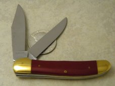 Robt Klaas Kissing Crane Solingen Germany Red 2020 Copperhead Knife c.1978