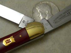 Robt Klaas Kissing Crane Solingen Germany Red 2020 Copperhead Knife c.1978