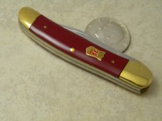 Robt Klaas Kissing Crane Solingen Germany Red 2020 Copperhead Knife c.1978