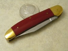 Robt Klaas Kissing Crane Solingen Germany Red 2020 Copperhead Knife c.1978