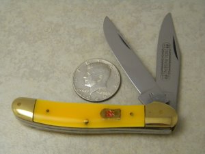 Robt Klaas Kissing Crane Solingen Germany Yellow 2026 Copperhead Knife c.1978