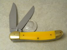 Robt Klaas Kissing Crane Solingen Germany Yellow 2026 Copperhead Knife c.1978