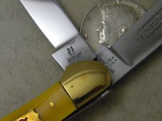 Robt Klaas Kissing Crane Solingen Germany Yellow 2026 Copperhead Knife c.1978