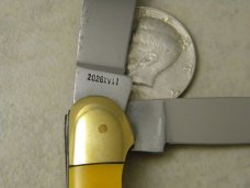 Robt Klaas Kissing Crane Solingen Germany Yellow 2026 Copperhead Knife c.1978