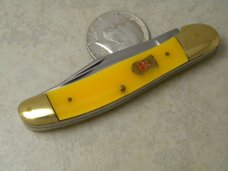 Robt Klaas Kissing Crane Solingen Germany Yellow 2026 Copperhead Knife c.1978