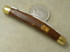 Robt Klaas Kissing Crane Solingen Germany Wood 1748 Congress Knife c.1979