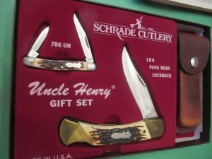 Schrade Uncle Henry Gift Set Model SGS-4