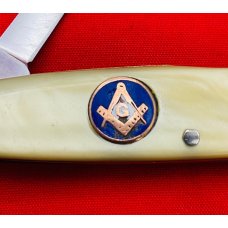 Vintage CATTARAUGUS STAINLESS Model No. 2343 Equal End Oval Pen Pocket Knife c1886-1963 French Pearl Vintage CATTARAUGUS STAINLESS Model No. 2343 Equal End Oval Pen Pocket Knife c1886-1963 French Pearl