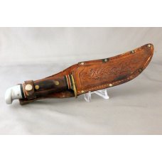 WESTERN W-39 Fixed Blade Skinner/Hunting Knife, Original Leather Sheath, 1961-1977, Free Shipping WESTERN W-39 Fixed Blade Skinner/Hunting Knife, Original Leather Sheath, 1961-1977, Free Shipping