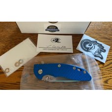 Rick Hinderer Knives XM-18 3.5 spearpoint blue and bronze Rick Hinderer Knives XM-18 3.5 spearpoint blue and bronze