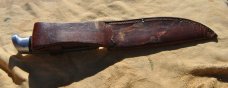 Western Boulder Colo 9 1/4" OAL  Clean Some Tarnish No Damage Original Sheath Looks 70's
