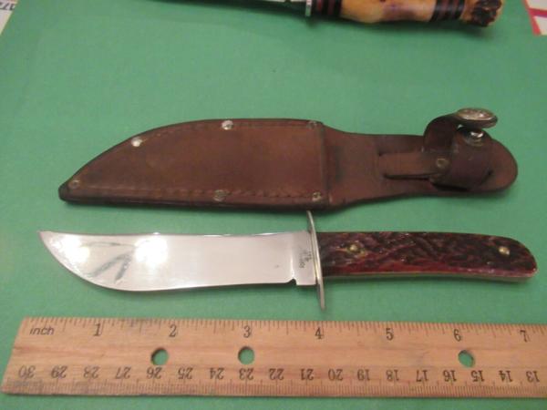 Remington Bone Handle Fixed Blade Model RH4 Remington Bone Handle Fixed Blade Model RH4