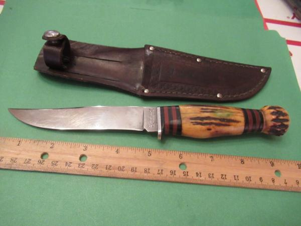 Kinfolks Stag Handle Fixed Blade 