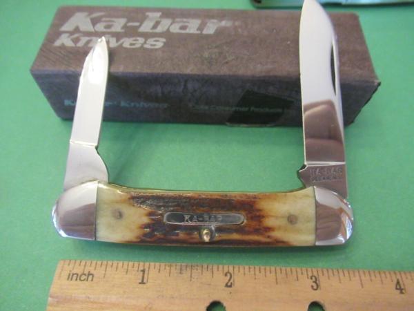 KA-Bar Equal End or Canoe Stag Model # 3910 