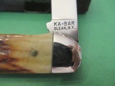 KA-Bar Equal End or Canoe Stag Model # 3910 