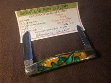 GEC 613210 TIDIOUTE ST PATTY'S DAY..2 Blade Pocket Knife JUST OUT OF SAFE...NIT