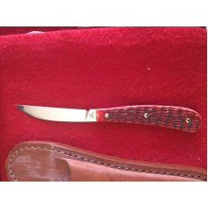 2010 CASE XX USA 617-3 154 CM BEAUTIFUL 7” LONG RED BONE HANDLE OFFICE DESK KNIFE AND BLADE WITH SHE 2010 CASE XX USA 617-3 154 CM BEAUTIFUL 7” LONG RED BONE HANDLE OFFICE DESK KNIFE AND BLADE WITH SHE