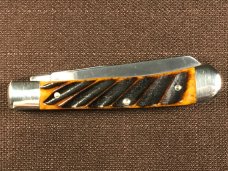 Boker Tree Brand Solingen Washboard Brown Bone Trapper NIB
