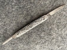 H. BOKER & CO Sculpted Aluminum Pen Knife