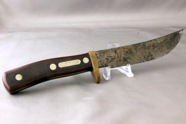OLD TIMER by SCHRADE (USA) Model 165 Woodsman Fixed Blade Hunting Knife, 1961-1991, Free Shipping OLD TIMER by SCHRADE (USA) Model 165 Woodsman Fixed Blade Hunting Knife, 1961-1991, Free Shipping