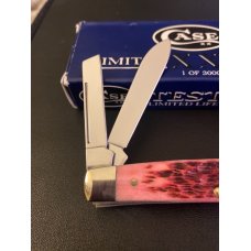 2005 Case XX USA 64052 Raspberry Bone Handle Congress Limited Edition 1 of 3000 With 4 Blades NIB 2005 Case XX USA 64052 Raspberry Bone Handle Congress Limited Edition 1 of 3000 With 4 Blades NIB
