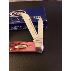 2005 Case XX USA 64052 Raspberry Bone Handle Congress Limited Edition 1 of 3000 With 4 Blades NIB 2005 Case XX USA 64052 Raspberry Bone Handle Congress Limited Edition 1 of 3000 With 4 Blades NIB