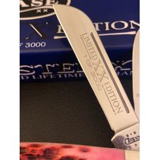 2005 Case XX USA 64052 Raspberry Bone Handle Congress Limited Edition 1 of 3000 With 4 Blades NIB 2005 Case XX USA 64052 Raspberry Bone Handle Congress Limited Edition 1 of 3000 With 4 Blades NIB