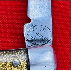 Vintage Antique CASE BRADFORD PA Model No. GS233 Serpentine Pen Pocket Knife Goldstone c.1914-1919 Vintage Antique CASE BRADFORD PA Model No. GS233 Serpentine Pen Pocket Knife Goldstone c.1914-1919