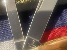 J A Henckels Congress Knife w/ Great GunStock Walnut Handles - NOS in Orig Box +leather pouch & COA J A Henckels Congress Knife w/ Great GunStock Walnut Handles - NOS in Orig Box +leather pouch & COA